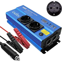 Інвертор LncBoc 1000W DC 12 V в AC 220 V 240 V 3 в 1 автомобільний зарядний пристрій