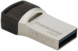 Флеш-накопичувач Transcend 128GB JetFlash 890 Silver USB 3.1/Type-C (TS128GJF890S) - мініатюра 3