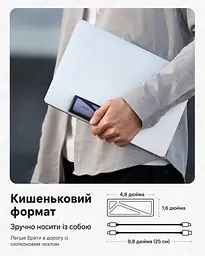 Зовнішня кишеня для SSD M.2 UGREEN NVMe карман для ссд м2 переходник м2 на USB C 3.2 Gen2 10Gbps nvme to usb to m2 case ugreen M2 - мініатюра 9