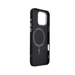 Чохол ArmorStandart LikeCarbon2 MagCase для Apple iPhone 16 Pro Max Kevlar Black - мініатюра 4