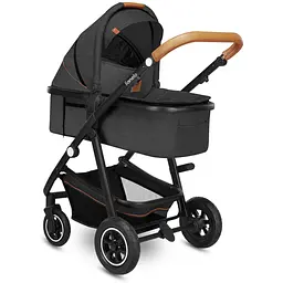 Коляска універсальна 3в1 Lionelo Amber Grey Graphite, графітова (LO-AMBER GREY GRAPHITE (3in1)) - мініатюра 7
