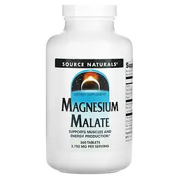 Малат Магнію Magnesium Malate 1250мг - 360 таб
