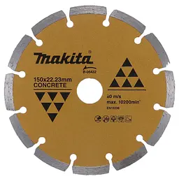 Диск алмазний по бетону 150 x 22.23 мм Makita B-06432