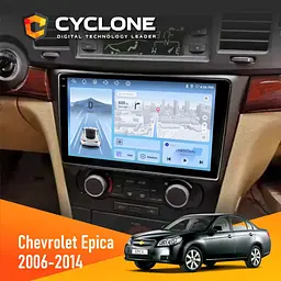 Штатна магнітола Chevrolet Epica 2006-2014 Cyclone C9-012 4x64, DSP, 4G Cyclone (НФ-00007818)