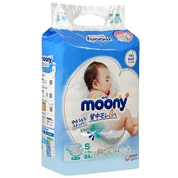 Підгузки Moony 2 (4-8 кг) 84 шт. - мініатюра 2