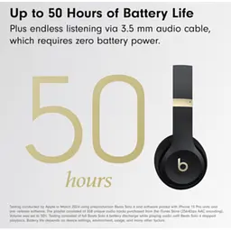 Навушники Beats by Dr. Dre Solo 4 Black/Gold (MC2L4) - мініатюра 3