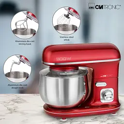 Кухонний комбайн Clatronic KM 3712 Red - мініатюра 4