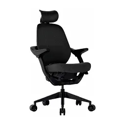 Офісне крісло GT Racer B-6333 Dark Gray/Black (B-6333 Fabric Dark Gray/Black)