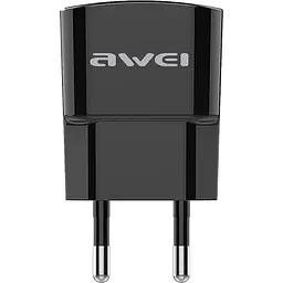 Зарядний пристрій AWEI C-832 Travel charger + Lightning cable 1USB 2.1A Black - мініатюра 4
