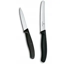 Набір ножів для чищення овочів Victorinox Swiss Classic 2 ножа чорн 6.7113.2 - мініатюра 4