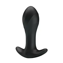 Анальна пробка - Pretty Love Anal Plug Vibrating Massager Black Baile BI-040067 89334 - мініатюра 2