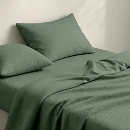 Простирадло на резинці з текстурованої бавовни 180х200х30 MEDITATIVE COSAS (2200000065988) - мініатюра 2