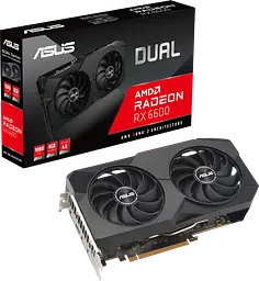 Відеокарта AMD Radeon RX 6600 8GB Asus Dual (DUAL-RX6600-8G) Б/В