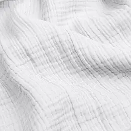 Комплект постільної білизни Cosas White CS1 Підлітковий муслін білий (Muslin_01White_El90-01White_155) - мініатюра 9