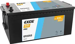 Автомобільний акумулятор EXIDE Power PRO 6СТ-235Ah Аз 1300A (EN) EF2353 - мініатюра 1
