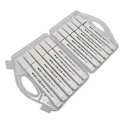 Набір акрилових маркерів Kiddy TK83150 plastic box, 12 кольорів - мініатюра 2