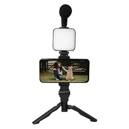 Комплект для влогінгу VIDEO-MAKING KIT AY49 для смартфона з перехідником Type-C • Набір блогера для телефону 4в1 AY-49 - мініатюра 2
