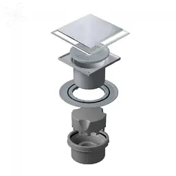Душовий трап Pestan Confluo Plate Vertical 2в1 10х10 см (240159) - мініатюра 5