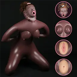 Надувна секс лялька - Cowgirl Style Love Doll - мініатюра 3