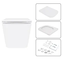 Набір Qtap Nest 4 в 1 підвісний унітаз Crow Ultra Quiet 520x360x290 + комплект інсталяції QT05335172W48187 - мініатюра 7