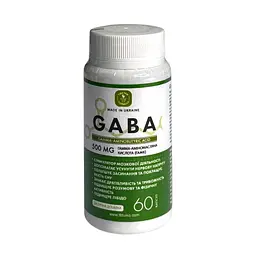 Гамма-аміномасляна кислота Tibetan Formula GABA або ГАМК 60 капсул
