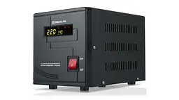 Стабілізатор напруги REAL-EL Stab Energy-2000 2000VA 1600W вхідна напруга 220V+/-20% Чорний - мініатюра 2