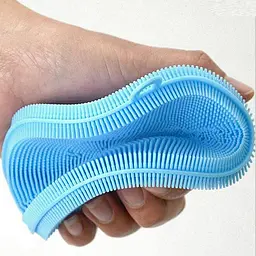 Губка мочалка прихватка для посуду силіконова Better Sponge 4 в 1 Сірий 88166 - мініатюра 8