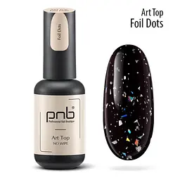 Топ PNB Foil Dots No Whipe UV/LED фольгированние частички 8 мл - мініатюра 3