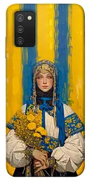 TPU чохол Demsky Ukrainian woman для Samsung Galaxy A03s