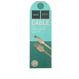 Кабель Hoco X2 Pisces Cable USB to MicroUSB 2A 1m Gold - мініатюра 2