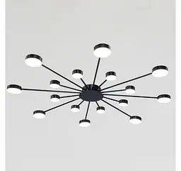 Світлодіодна люстра стельова Artlight 6473/16 з круглими плафонами, 100 Вт - мініатюра 3