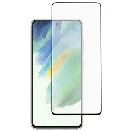 Скло захисне Dengos Full Glue Samsung Galaxy S21 FE black frame (TGFG-252) - мініатюра 2