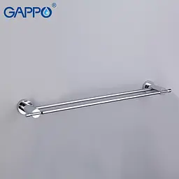 Тримач для рушника Gappo G1809 655 мм хром - мініатюра 5