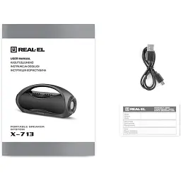 Колонка REAL-EL X-713 Black - мініатюра 11