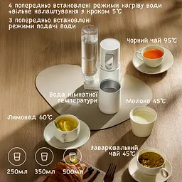 Термопот диспенсер Xiaomi MiJia Portable Instant Hot Water Dispenser (MJBXJRYSJ01) - мініатюра 7