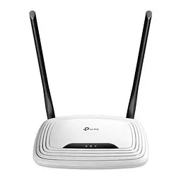Роутер TP-LINK TL-WR841N, Wi-Fi 802.11b/g/n, до 300 Mb/s, 2.4GHz, 4 LAN 10/100 Mb/s, RJ45 10/100Mb/s (FE), 2 зовнішні незнімні