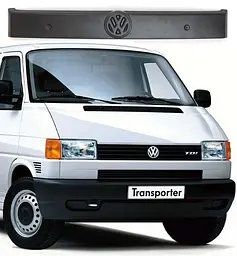 Зимова накладка на радіаторні грати Volkswagen T4 1994-1999 Матова AutoElement
