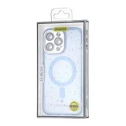 Чохол Splatter with MagSafe iPhone 14 Pro Max Light Blue - мініатюра 2