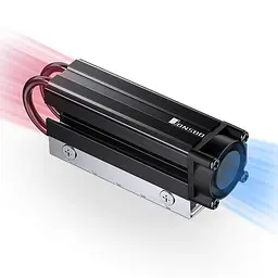 Радіатор для M.2 SSD JONSBO M.2-7 Black - мініатюра 6