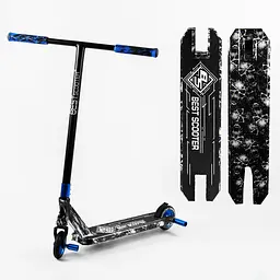 Самокат трюковий Best Scooter 72х13х58 см Різнобарвний 000231678 - мініатюра 2