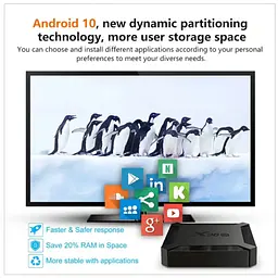 Медіаплеєр X96Q Android 10 TV Box (2GB RAM + 16 GB ROM, 4K UHD, Wi-Fi) - мініатюра 6