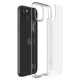 Прозорий чохол Spigen Ultra Hybrid Frost Clear для iPhone 15 (ACS06796) - мініатюра 5