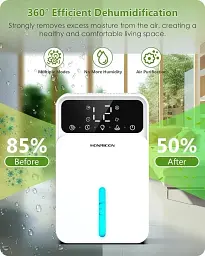 Портативний електричний осушувач повітря Honmicon Mini Dehumidifier D1A - мініатюра 4
