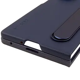 Чохол шкіряний Epik Leather Case AAA with stand для Samsung Galaxy Z Fold7 Navy - мініатюра 5