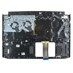 Корпус верхня кришка для Acer Aspire Nitro AN515-54, (Чорний, топкейс+клавіатура з підсвічуванням, 6B.Q5AN2.009, 6B.Q5BN2.009, C Cover, Оригінал) - мініатюра 2