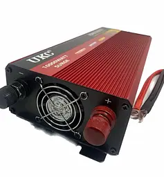 Автоінвертор-перетворювач напруги з функцією плавного пуску 12 V у 220 V модифікована синусоїда AR 5000 Вт UKC - мініатюра 3