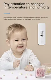 Розумний датчик температури та вологості Tuya Smart Bluetooth з дистанційним моніторингом - мініатюра 14