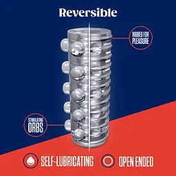Мастурбатор Blush Rize - Swich Glow in the Dark Masturbator Clear, двосторонній, світиться в темряві - мініатюра 3