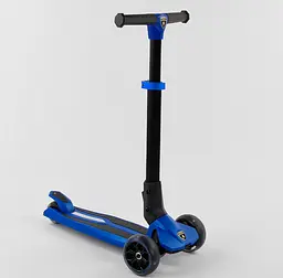 Самокат Best Scooter 65х16х31 см Синьо-чорний 000231575 - мініатюра 6