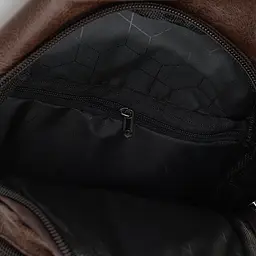 Чоловічий рюкзак через плече Monsen C1925br-brown - мініатюра 5
